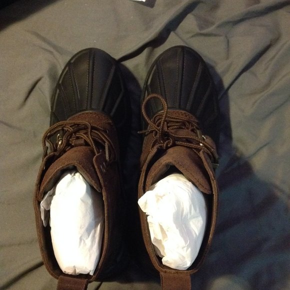 POLO by Ralph Lauren Men's Oslo Waterproof Brown Leather Boots -11.5D-New in Box - Picture 10 of 16